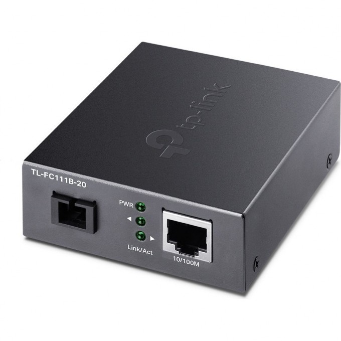 Медиаконвертер TP-LINK WDM 10/100 Мбит/с TL-FC111B-20 Медиаконвертер TP-LINK WDM 10/100 Мбит/с TL-FC111B-20