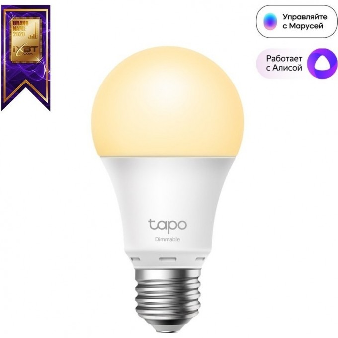 Умная диммируемая Wi-Fi лампа TP-LINK Tapo L510E Умная диммируемая Wi-Fi лампа TP-LINK Tapo L510E